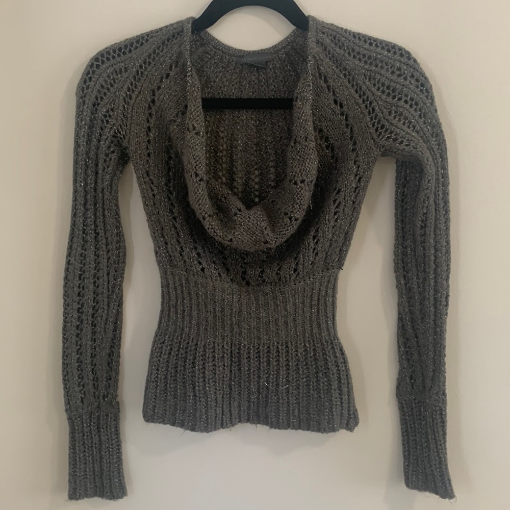 Brand: Armani Exchange Size: Small Color: Gray with silver